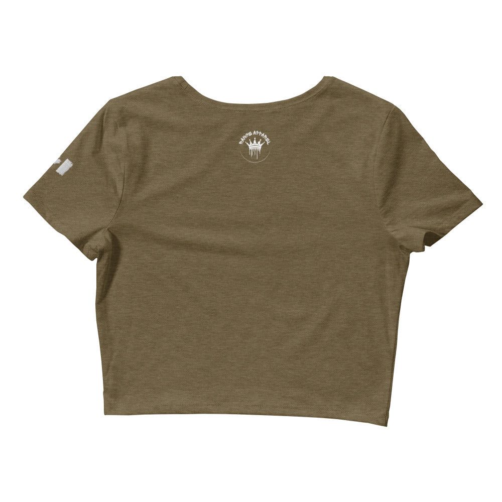 Women’s Crop Tee (Asphalt)