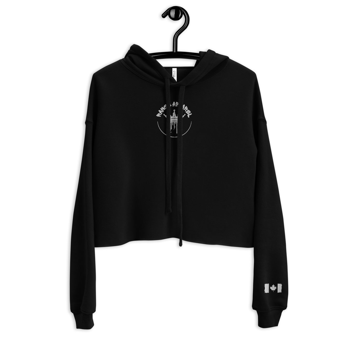 Woman's Crop Hoodie(Asphalt)