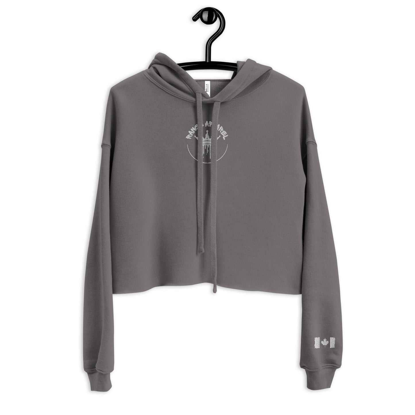 Woman's Crop Hoodie(Asphalt)